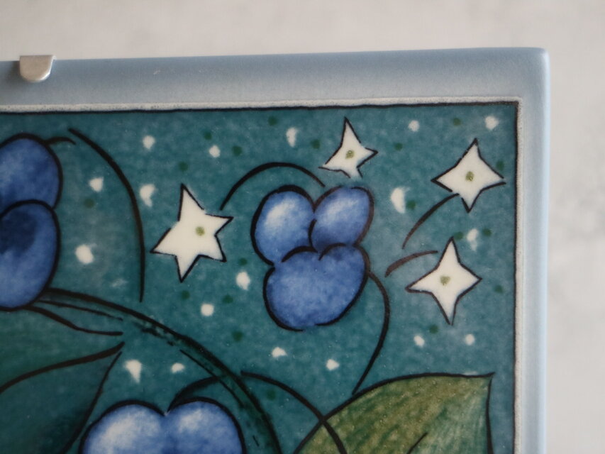 ARABIA / Helja ヘルヤ / 陶板 パンジー Nyt ja aina No.6132 | iichi