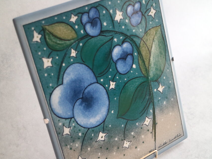 ARABIA / Helja ヘルヤ / 陶板 パンジー Nyt ja aina No.6132 | iichi