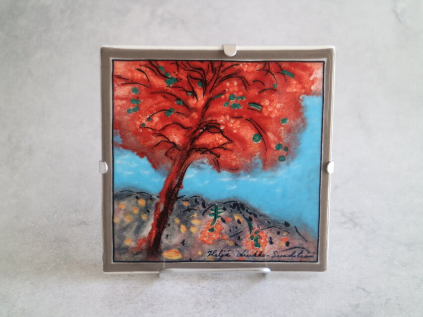 ARABIA / Helja ヘルヤ/ ウォールプレート Hehkuva syksy No.5921