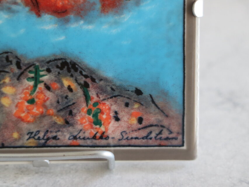 ARABIA / Helja ヘルヤ/ ウォールプレート Hehkuva syksy No.5921