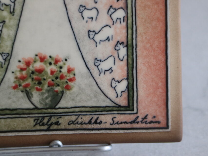 ARABIA / Helja ヘルヤ/ ウォールプレート ILOA ASUMISEEN No.6652