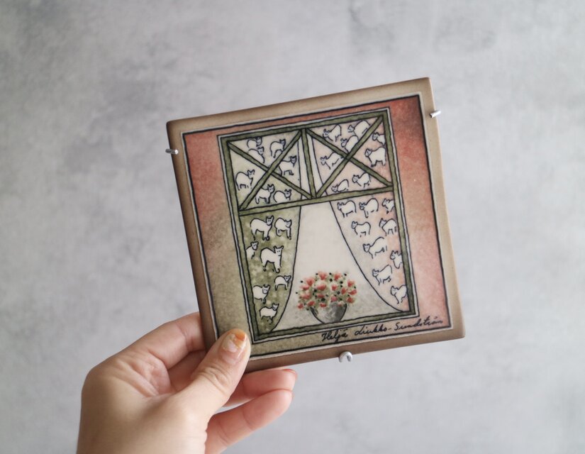 ARABIA / Helja ヘルヤ/ ウォールプレート ILOA ASUMISEEN No.6652