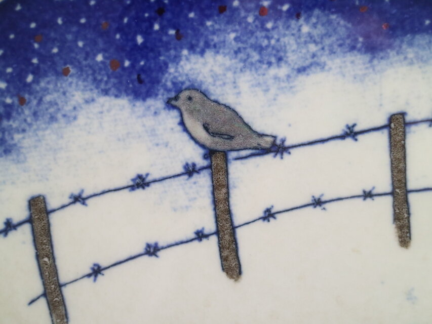 ARABIA / Helja ヘルヤ / スズメの陶板 No.6438 | iichi 日々の暮らし