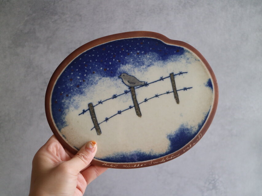 ARABIA / Helja ヘルヤ / スズメの陶板 No.6438 | iichi 日々の暮らし