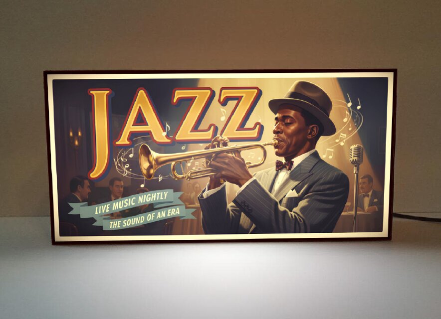 オーダー無料】JAZZ ジャズ喫茶 トランペット セッション BAR レトロ