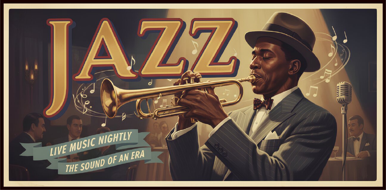 オーダー無料】JAZZ ジャズ喫茶 トランペット セッション BAR レトロ