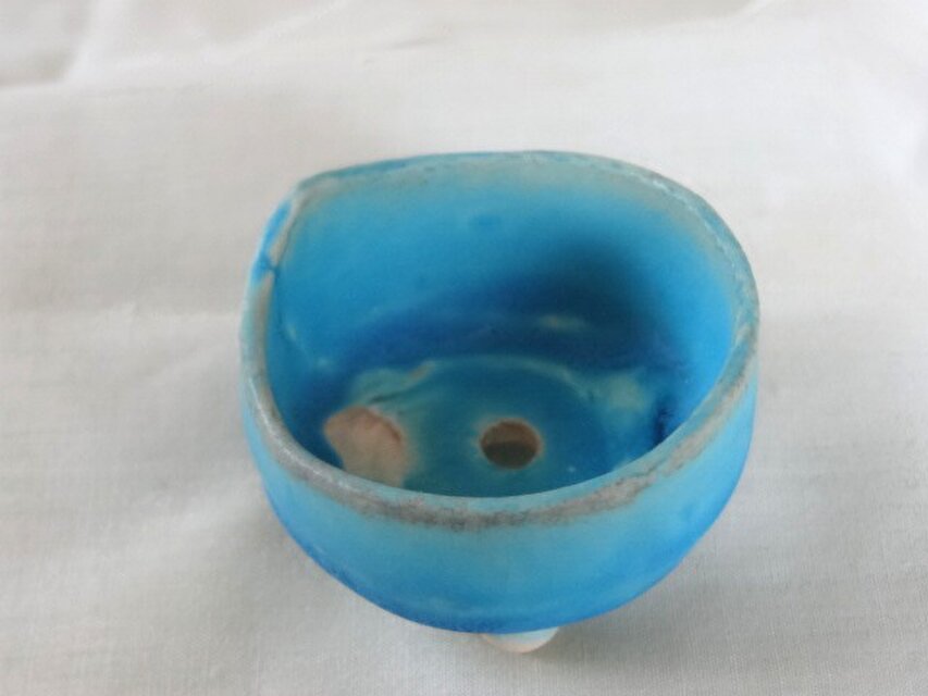 T4トルコ青釉 植物用小鉢 | iichi 日々の暮らしを心地よくする