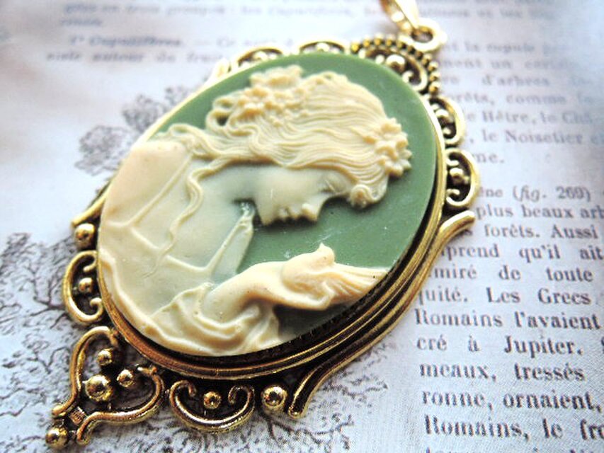 1430）数量限定品素敵なカメオシリーズ✨ビクトリア朝ルサイトカメオ