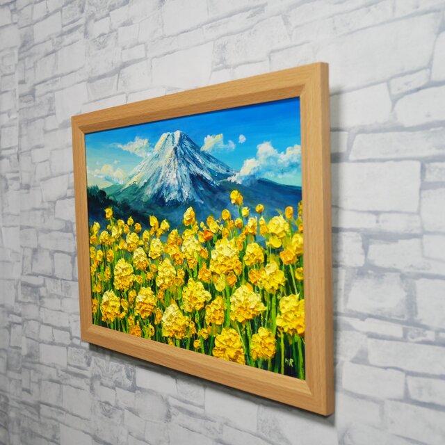 一点物】黄金の夜明け 〜希望の息吹〜｜油絵 絵画 原画 インテリア