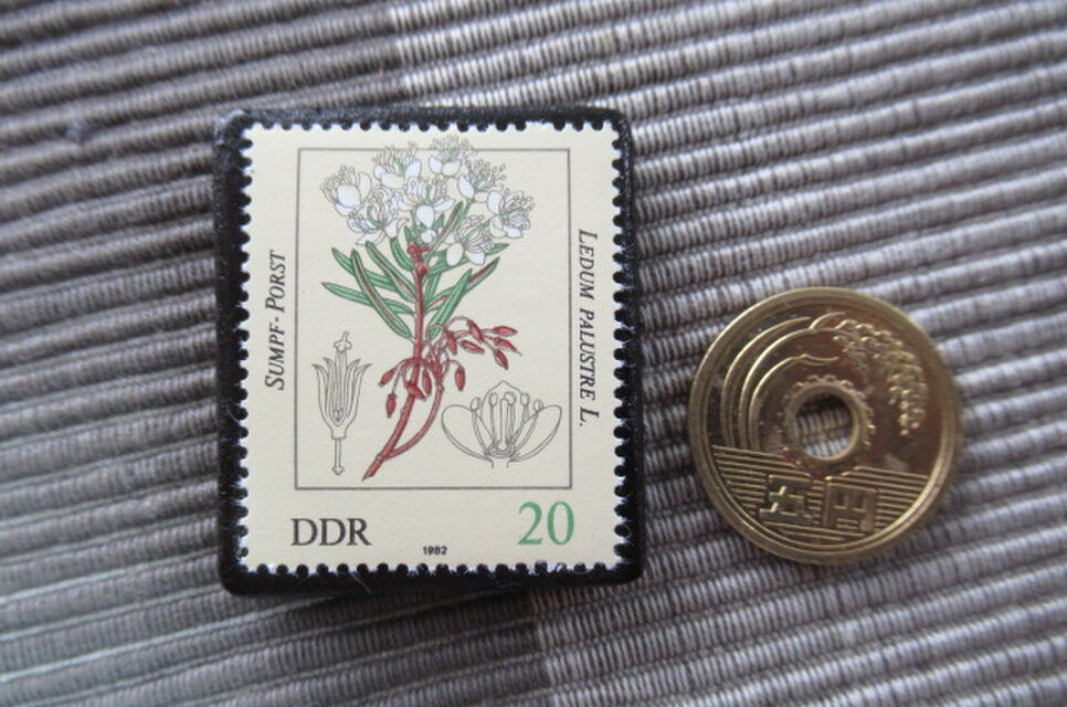 ドイツ1982年 毒のある植物切手ブローチ10844 | iichi 日々の暮らしを