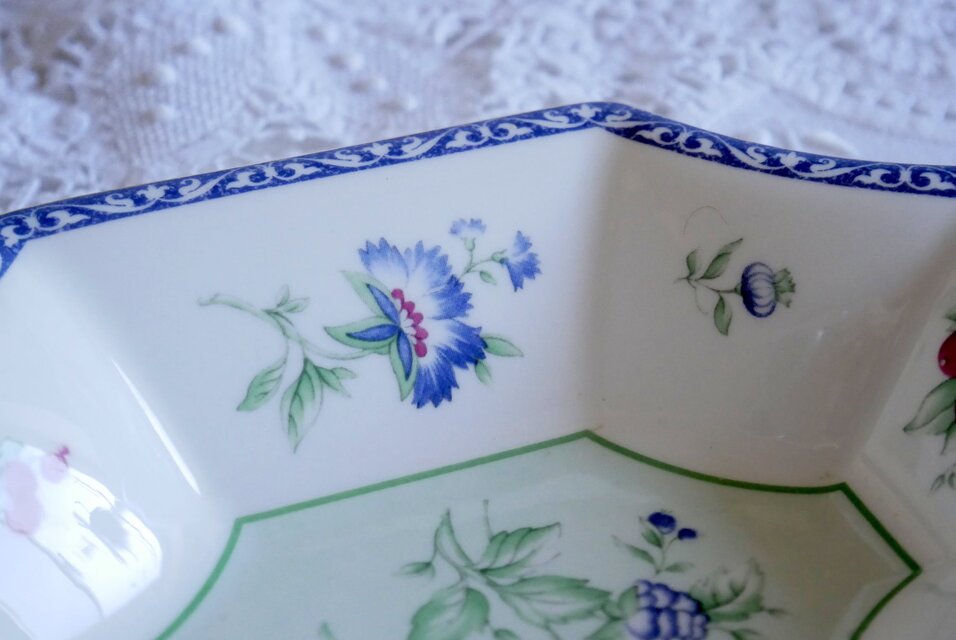 英国製【WEDGWOOD】J.ウェッジウッド200周年記念MEADOW FIELD 八角形