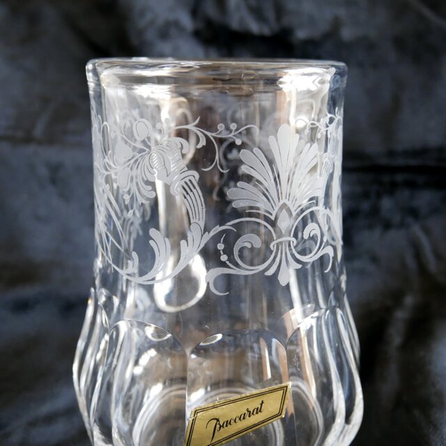 バカラ フランス十九世期　クリスタルカット作品　希少物 Baccarat】バカラ フランス製 コレクターズグラス 美品ヴィンテージ