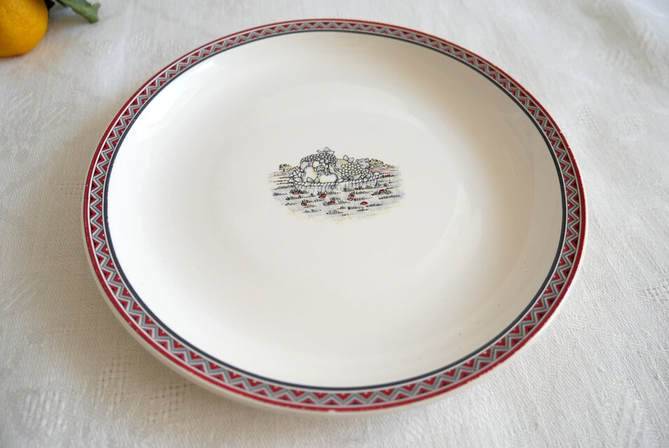 フランス【GIEN】 FRANCE STYLE MARIE PIERRE BOITARD 中皿 2枚セット