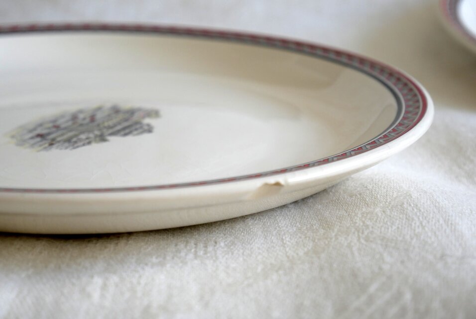 フランス【GIEN】 FRANCE STYLE MARIE PIERRE BOITARD 中皿 2枚セット