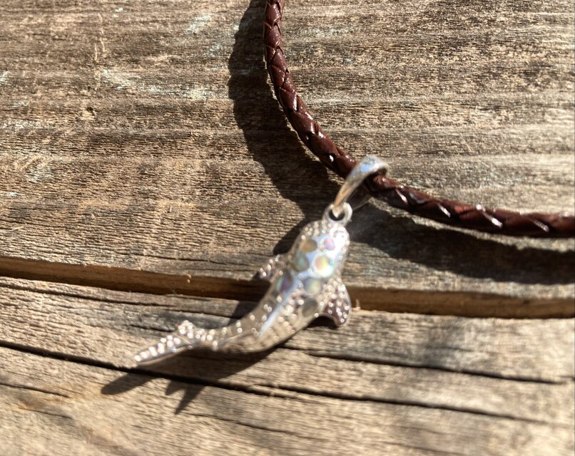 sv925* Whale Shark 〜ジンベエザメのシルバーネックレス ❇︎medium