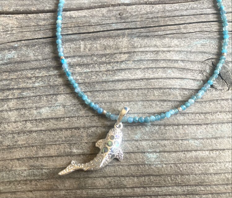 sv925* Whale Shark 〜ジンベエザメのシルバーネックレス ❇︎medium 