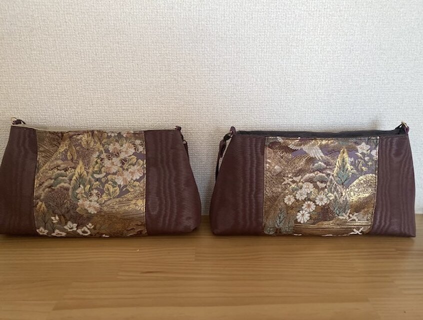 帯リメイク おでかけミニバック | iichi 日々の暮らしを心地よくする