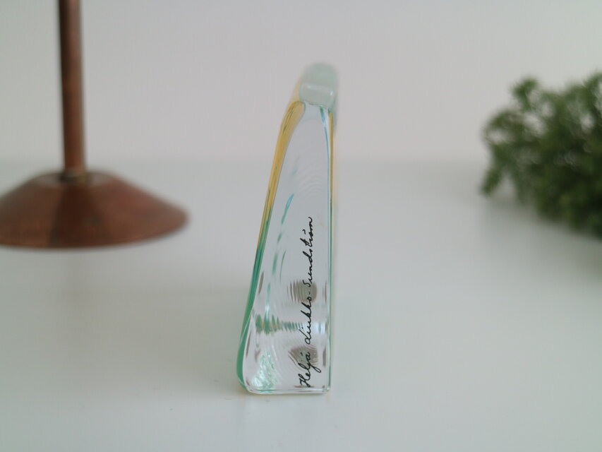 iittala イッタラ / Helja ヘルヤ / Tulppaanit イエロー ガラスカード