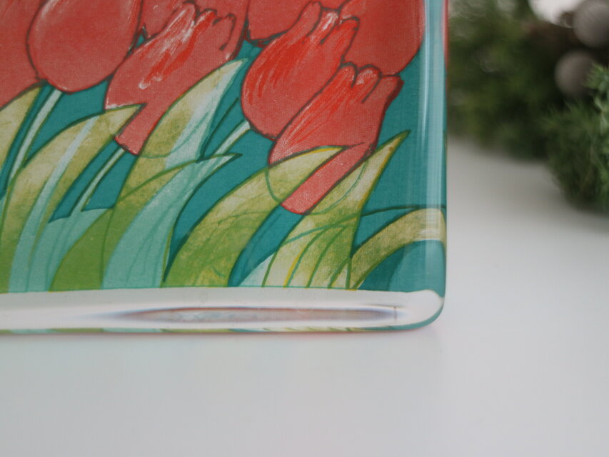 iittala イッタラ / Helja ヘルヤ / tulppaanit ガラスカード No.6262