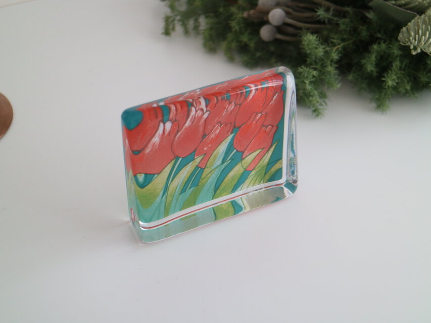 iittala イッタラ / Helja ヘルヤ / tulppaanit ガラスカード No.6262