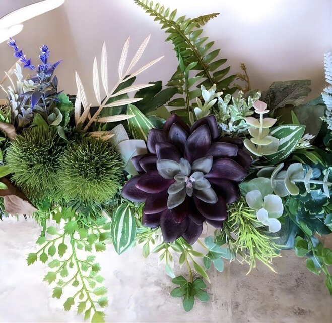 光触媒 人工観葉植物 ウォールグリーン フェイクグリーン フラワー