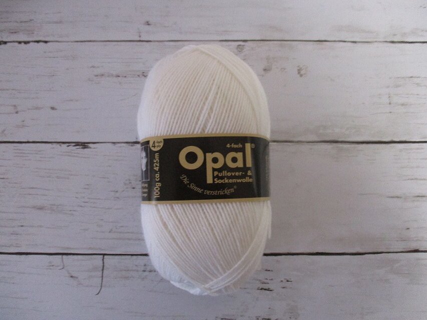手編みソックス 冷え対策 ジョグレスストライプ Opal 6754 & Uni