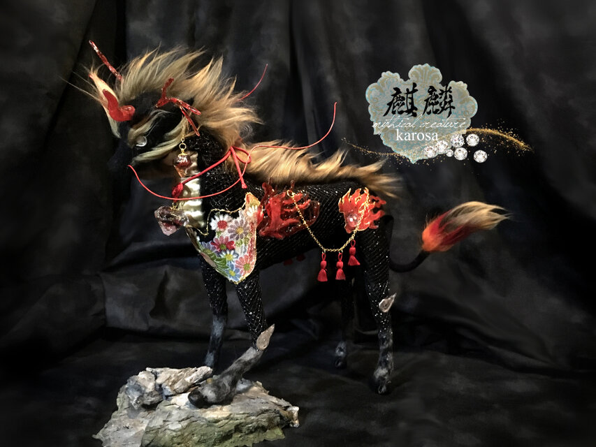 アートドール　アメショ幻獣No.059 羊毛フェルト 羊毛けだまkana様 羊毛フェルトドールヘッド/M_アメショ2 - DOLLCE