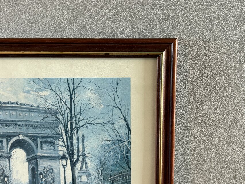 フランスの古い凱旋門を描いた小さなアートパネル | iichi 日々の
