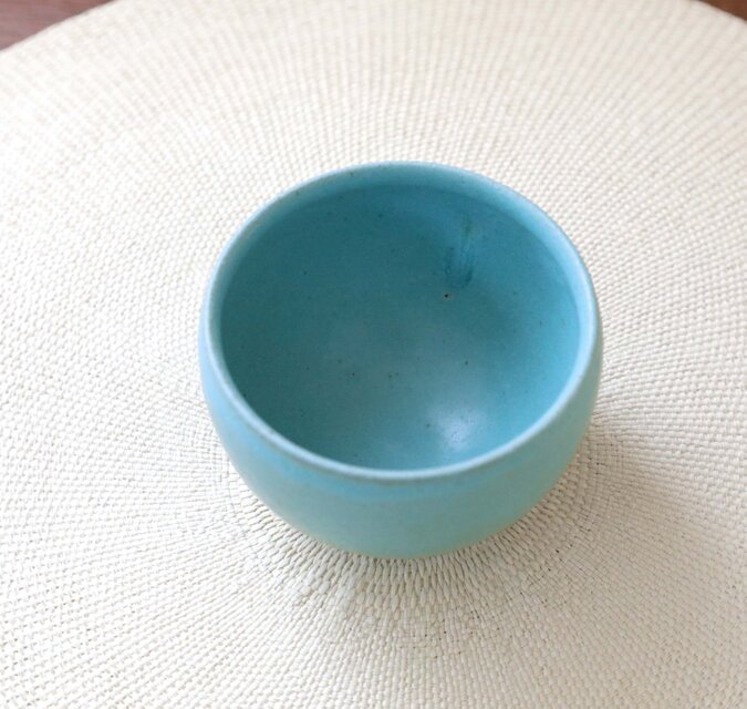 赤陶土とトルコ青釉のカップ | iichi 日々の暮らしを心地よくする