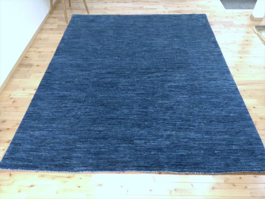 天然ラグ ガゼニラハット COLOR Ver ラグ 255X200cm ネイビー D.Blue