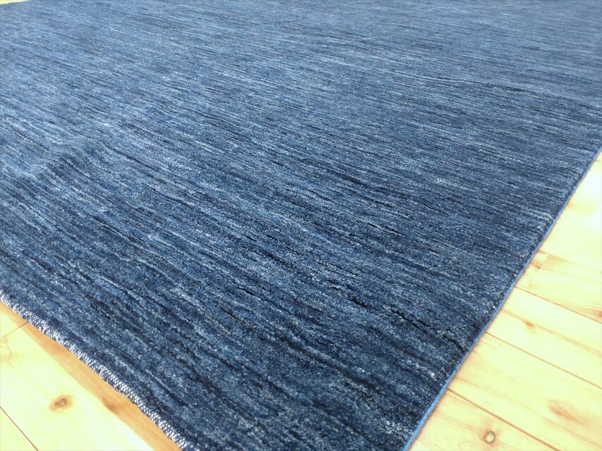 天然ラグ ガゼニラハット COLOR Ver ラグ 255X200cm ネイビー D.Blue