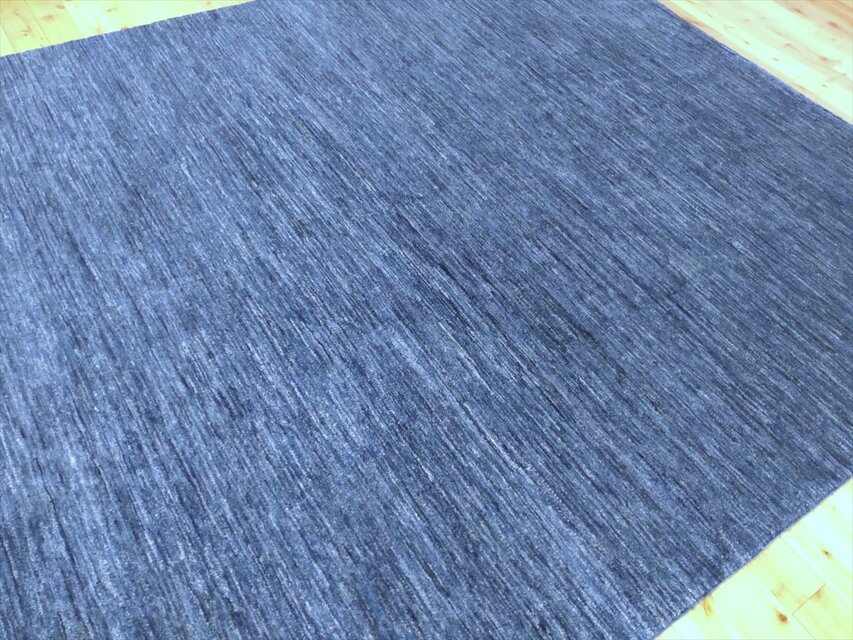 天然ラグ ガゼニラハット COLOR Ver ラグ 255X200cm ネイビー D.Blue