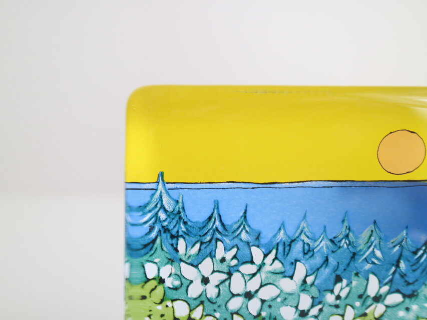 iittala / Heljä ガラスカード / Lämpö Auringon 小 No.6 | iichi 日々 