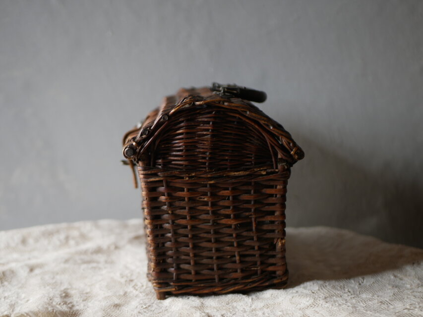 小さめサイズのパニエ panier アンティークパニエ フランス