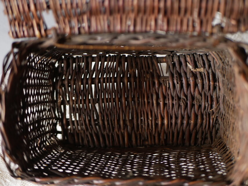 小さめサイズのパニエ panier アンティークパニエ フランス
