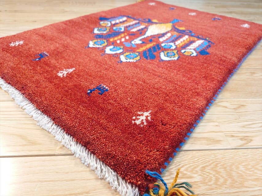 127x56cm ペルシャギャッベ ランナー (ギャベ) ペルシャ絨毯 ギャッベ