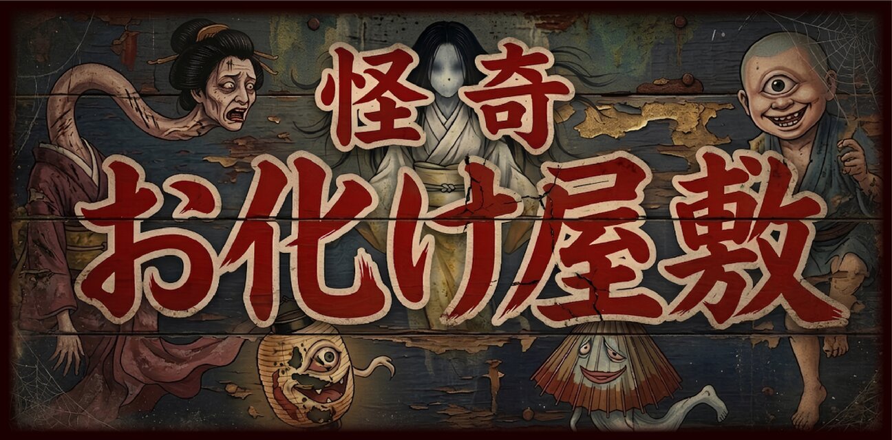オーダー無料】怪奇 お化け屋敷 妖怪 ホラー 肝試し 怪談 ゾンビ 幽霊