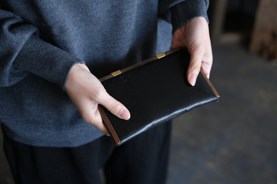 new】longwallet ＜ホースバット革 #black＞ 01 | iichi 日々の暮らし