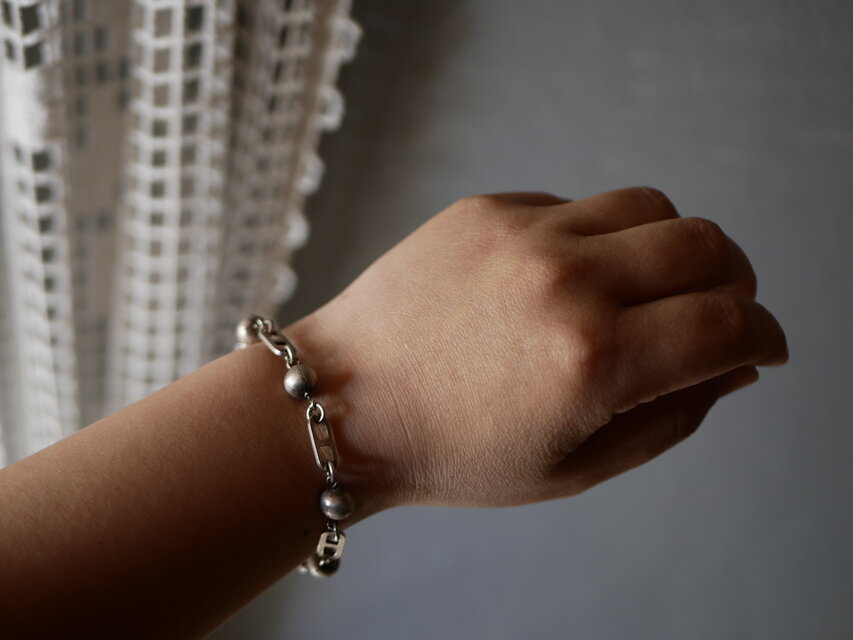 DANCE CRAFT・ヴィンテージブレスレット・ Silver925・純銀 純銀 ヴィンテージブレスレット シルバーブレスレット フランス