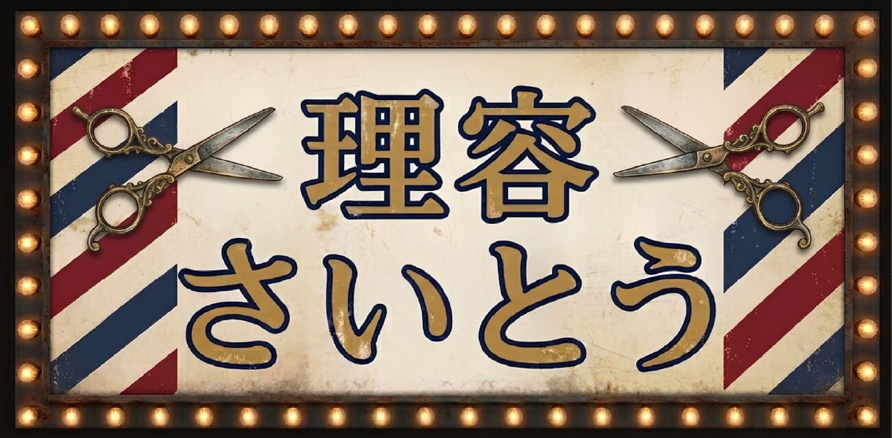看板 理容室 散髪屋 レトロ インテリア レア オーダー無料】バーバーショップ 理容室 美容室 床屋 散髪屋 昭和
