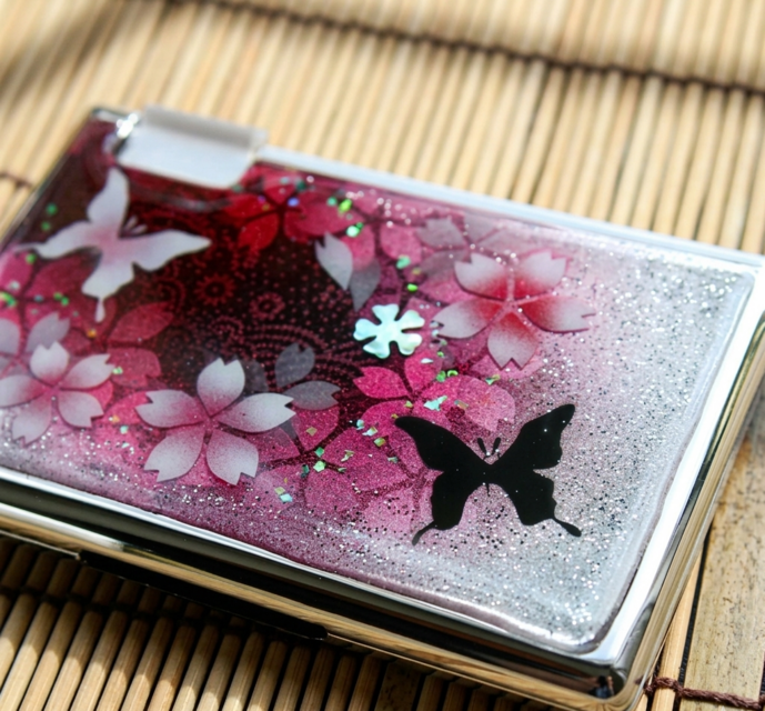 ミンティアケース 『宇』 和柄 和風 和雑貨 桜 工芸 職人 手作り
