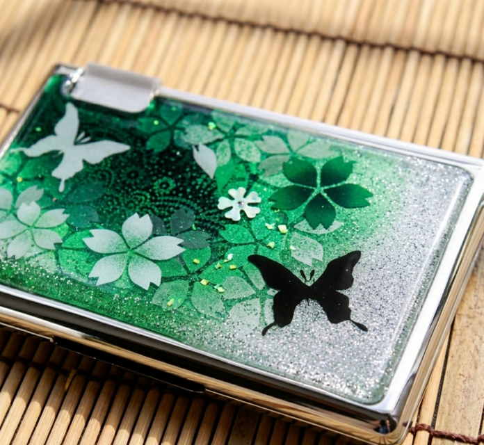 ミンティアケース 『宇』 和柄 和風 和雑貨 桜 工芸 職人 手作り