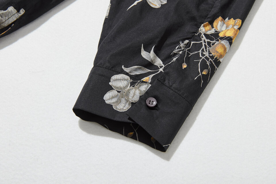 フランス製＊リンアドラー 刺繍シルクコットンブラウス 2万＊ ブラン 