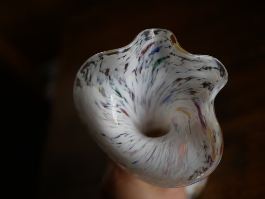 フラワーベース クリシー フランスヴィンテージ ブロカント 花器 花瓶