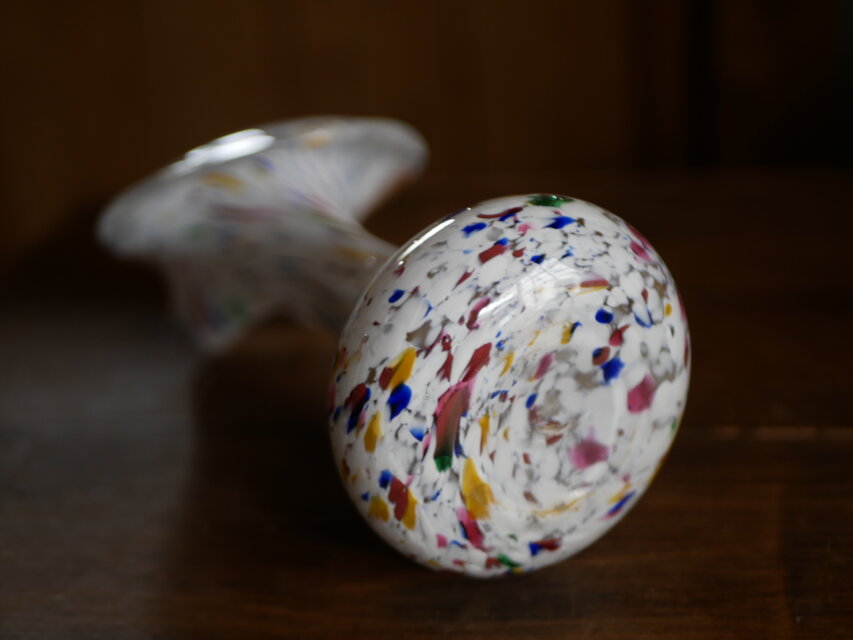 フラワーベース クリシー フランスヴィンテージ ブロカント 花器 花瓶