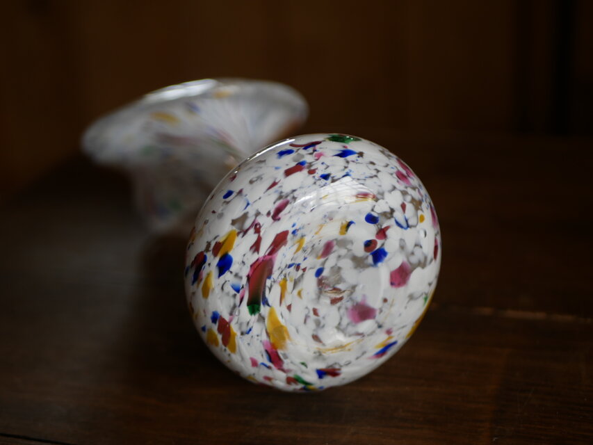 フラワーベース クリシー フランスヴィンテージ ブロカント 花器 花瓶