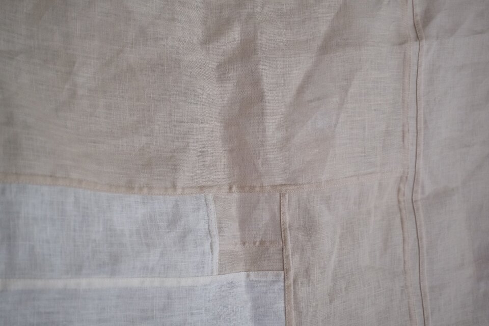 パッチワーククロス（約76×78cm）｜リネン｜風呂敷・マルチクロス