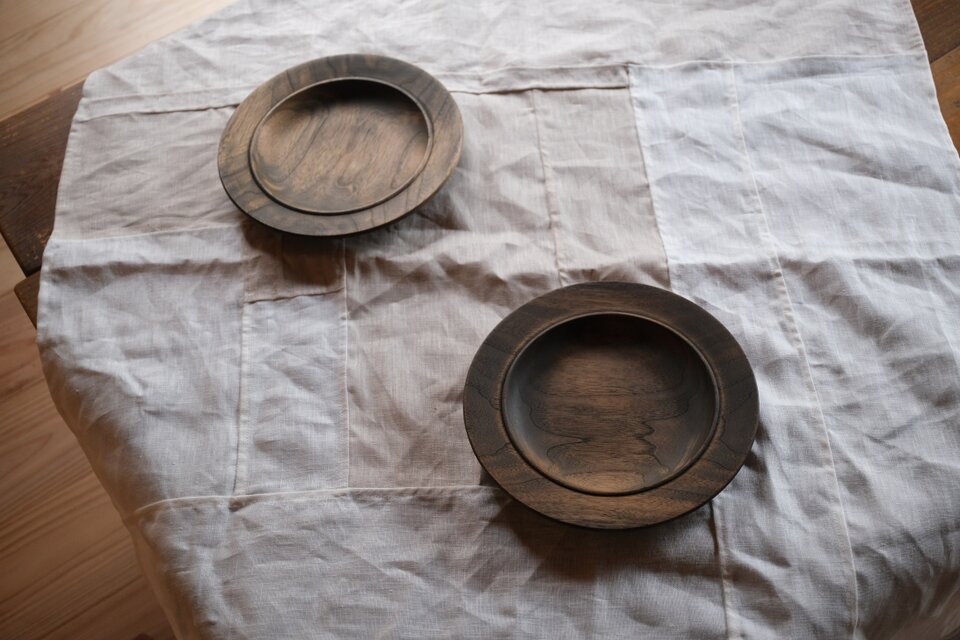 パッチワーククロス（約76×78cm）｜リネン｜風呂敷・マルチクロス