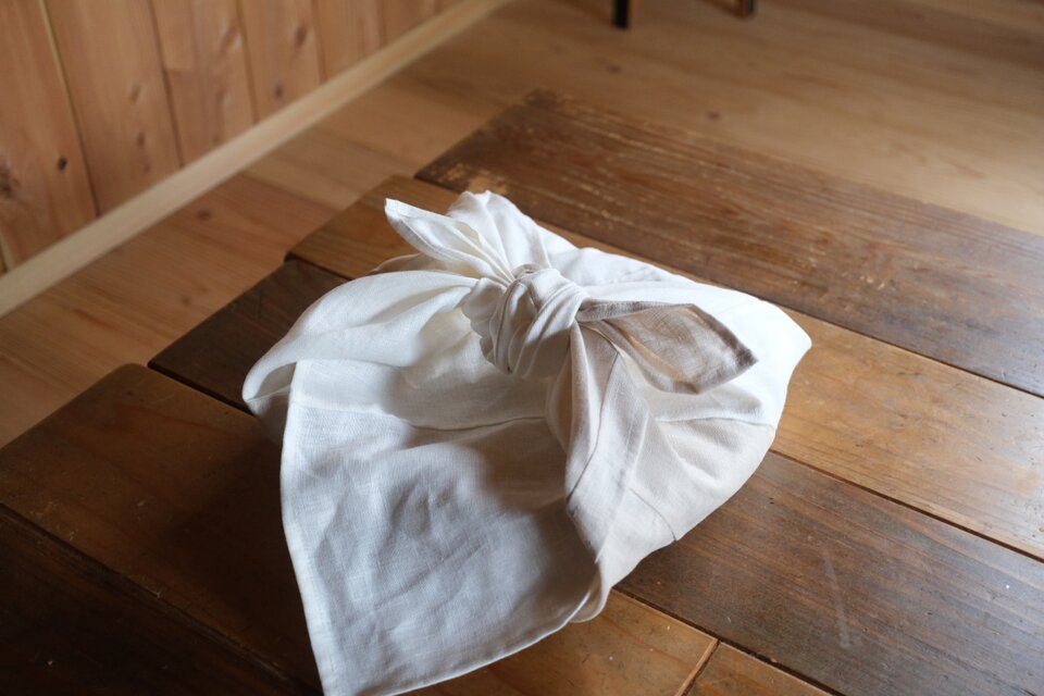 パッチワーククロス（約76×78cm）｜リネン｜風呂敷・マルチクロス