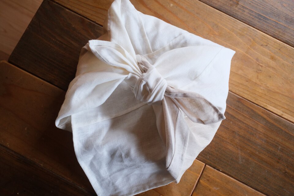 パッチワーククロス（約76×78cm）｜リネン｜風呂敷・マルチクロス